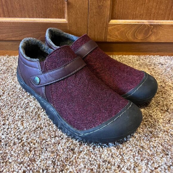 JBU by Jambu Burgundy and Black Slip-On Loafers 👞 - Picture 1 of 2